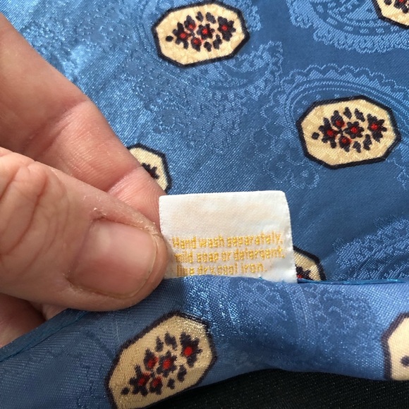 Vtg Glentex Paisley Print Scarf - Picture 4 of 11